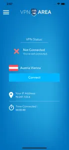 VPNArea: Trusted, Low-Cost VPN screenshot #1 for iPhone