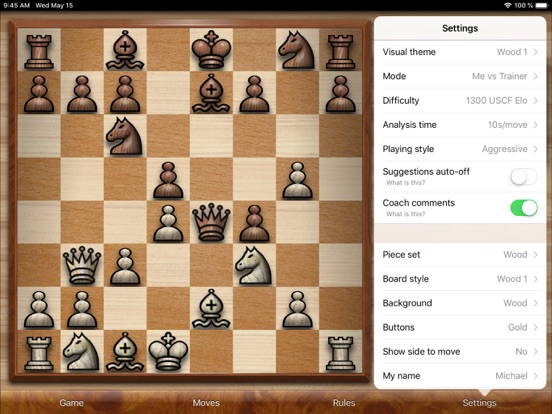 Chess Tiger Pro iPad app afbeelding 7