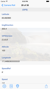 Photo Metadata Viewer screenshot