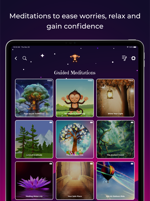 New Horizon: Sleep Meditations iPad screenshot 3 - Health & Fitness app