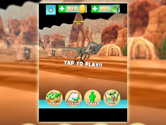 Jurassic Race Run: Dinosaur 3D iPad screenshot