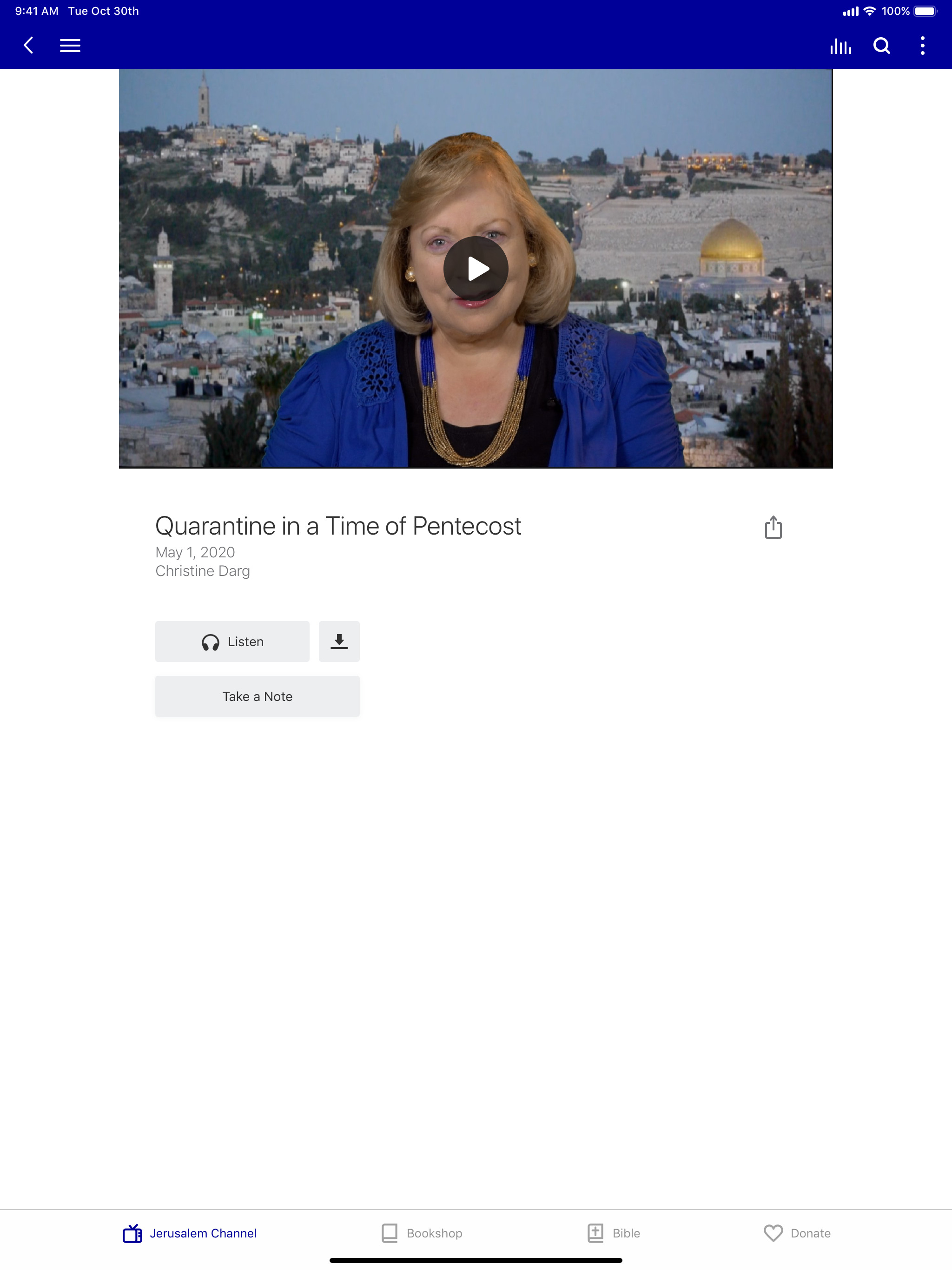 The Jerusalem Channel