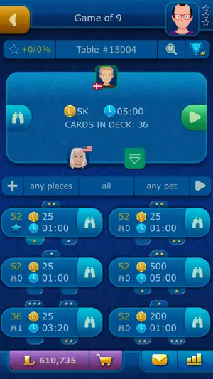 Online Sevens LiveGames screenshot 2