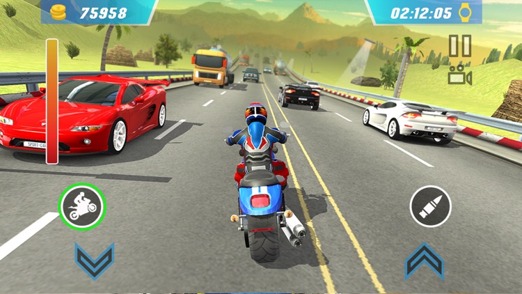 Shooting Bike Racing Simulator screenshot-4