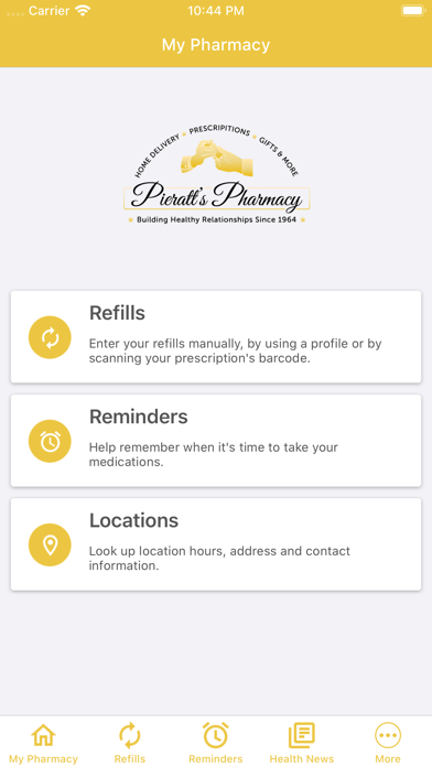 Screenshot #1 pour Pieratt's Pharmacy