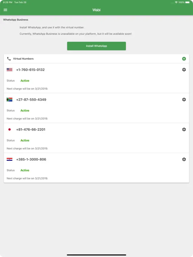 Wabi - número para WA Business_2