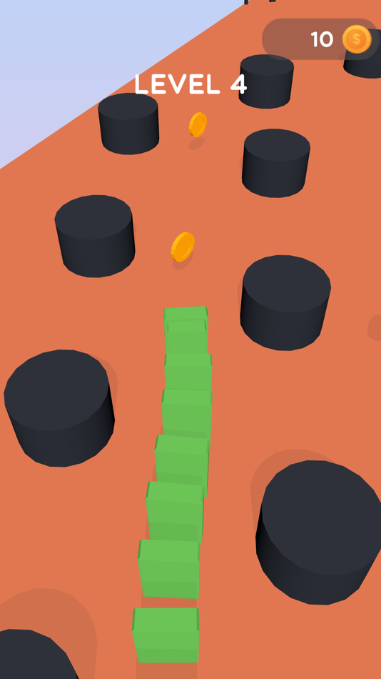 #2. Domino Run!! (iOS) 由: NoBrain Studio