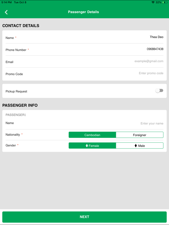 Sutthep Express iPad screenshot