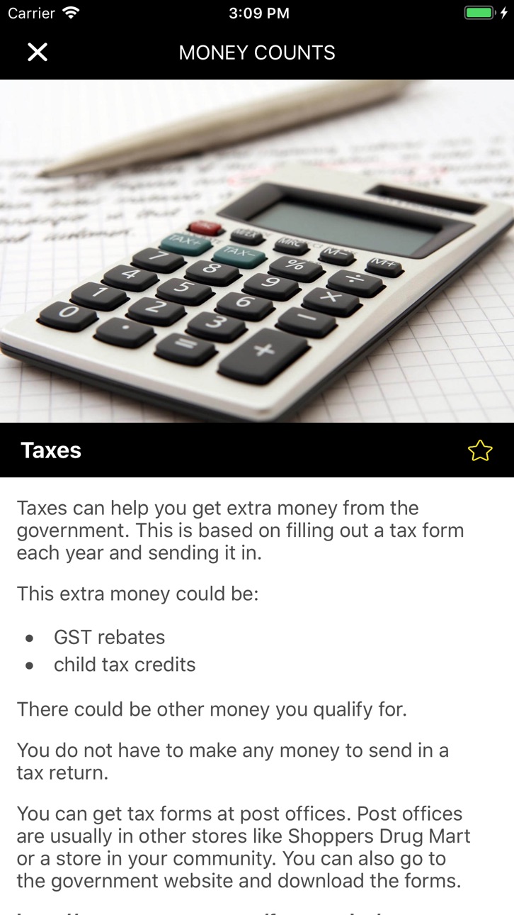 iPhone screenshot