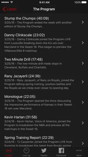 Sports Radio 810 WHB screenshot 3