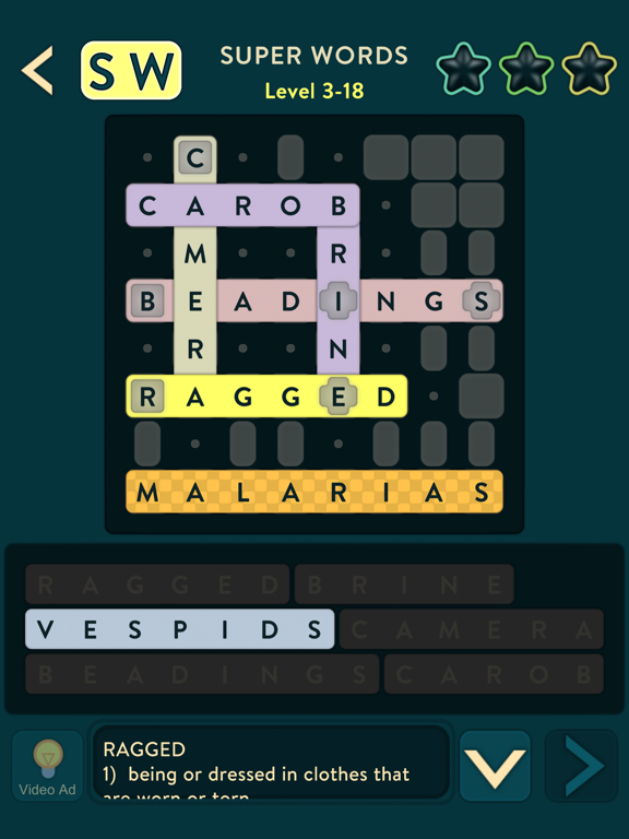 Screenshot #5 pour Super Words: Crossword Puzzle