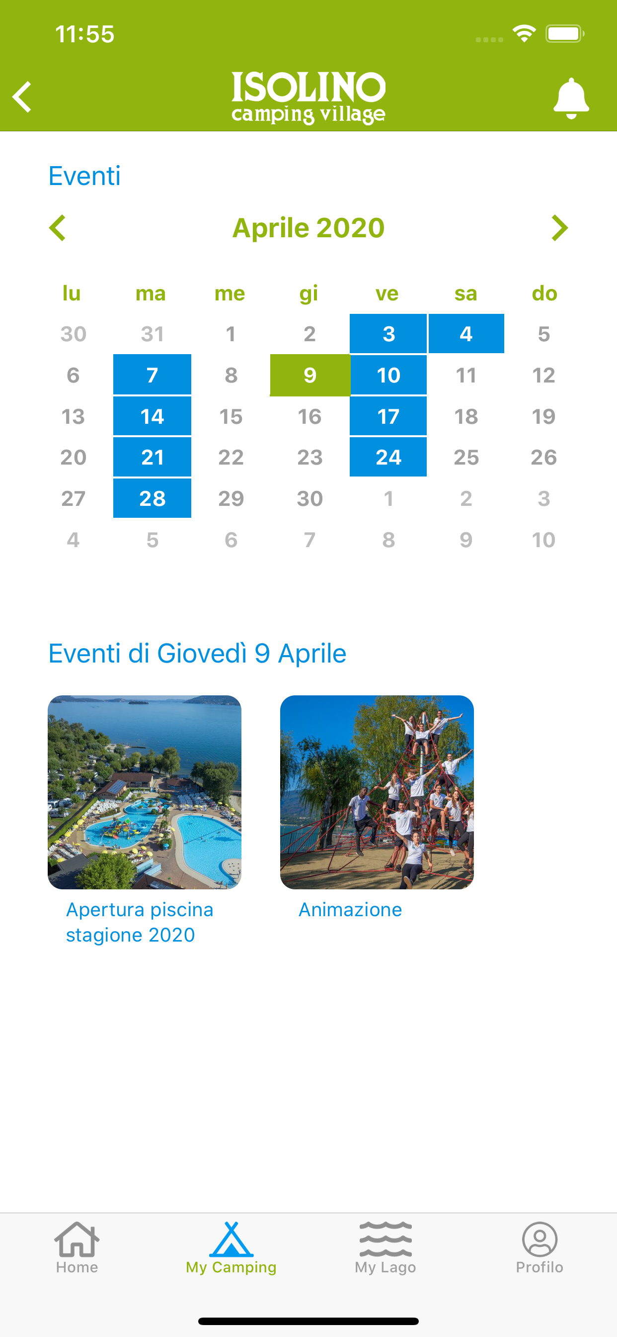 Camping Isolino
