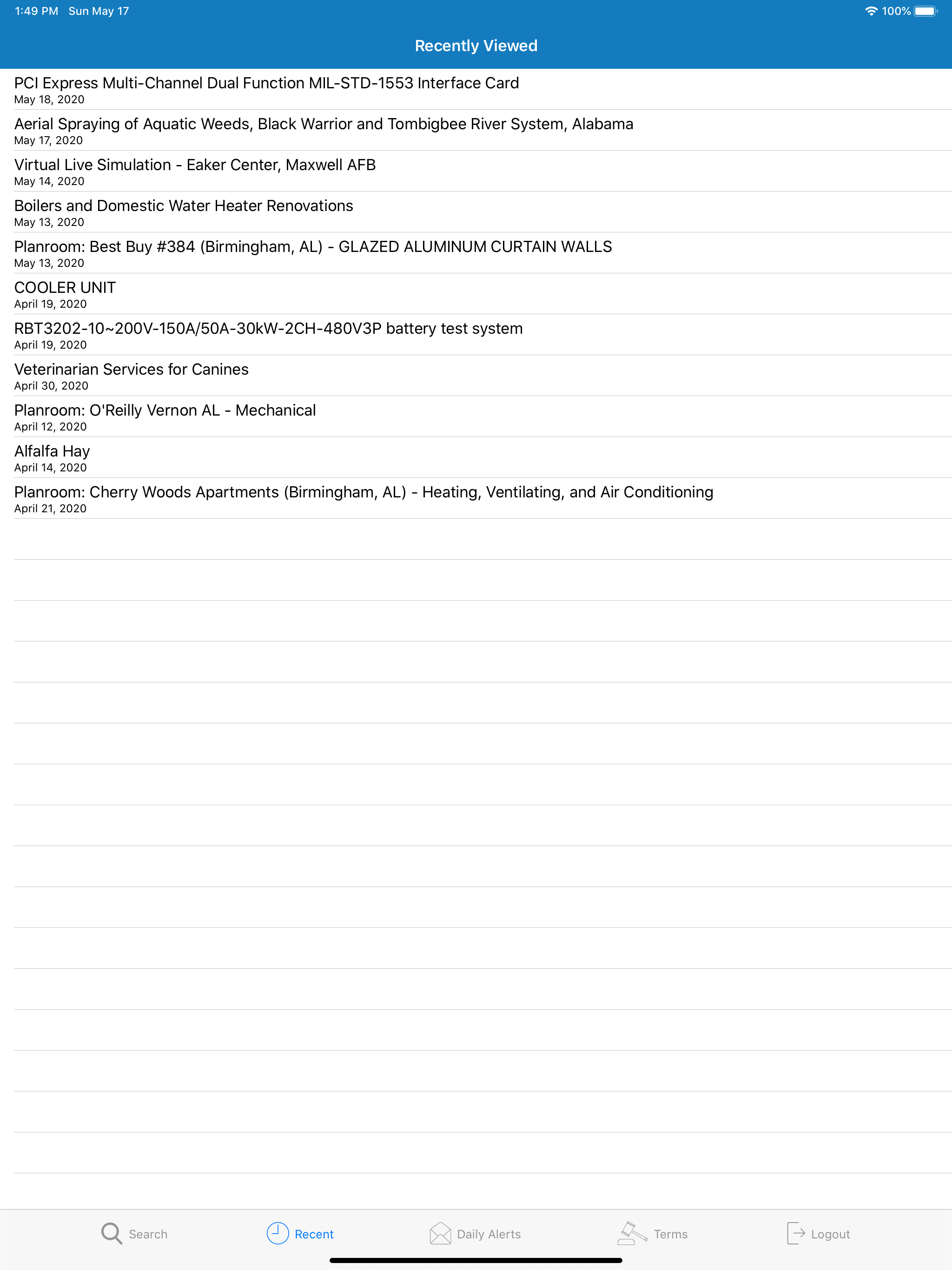 Find Bids screenshot 8