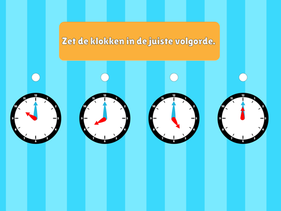 Leren klokkijken - rekenen iPad app afbeelding 5