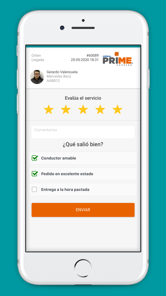 #5. copeval PRIME express (iOS) Podle: Routing SpA
