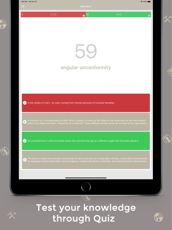 Geology Dictionary - Offline iPad screenshot