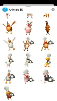 animal 3d stickers - emojis iPhone Captures Décran 3