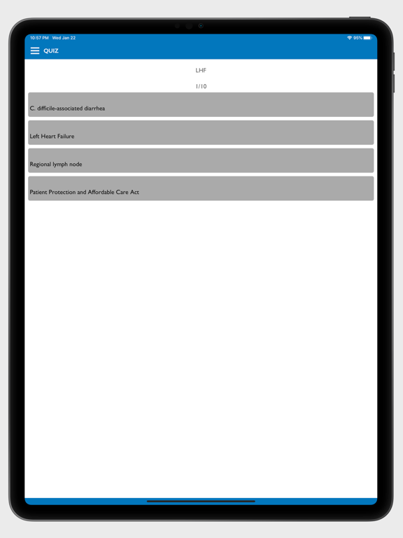 Medical Abbreviations Dict. iPad screenshot