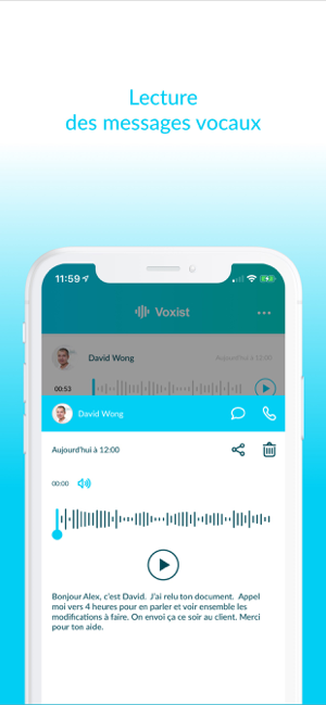 ‎Voxist • Répondeur intelligent Capture d'écran