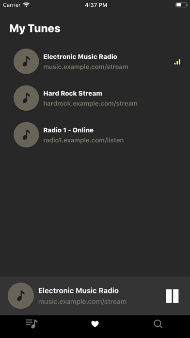 Tune Hunter iPhone screenshot 1 - Music app