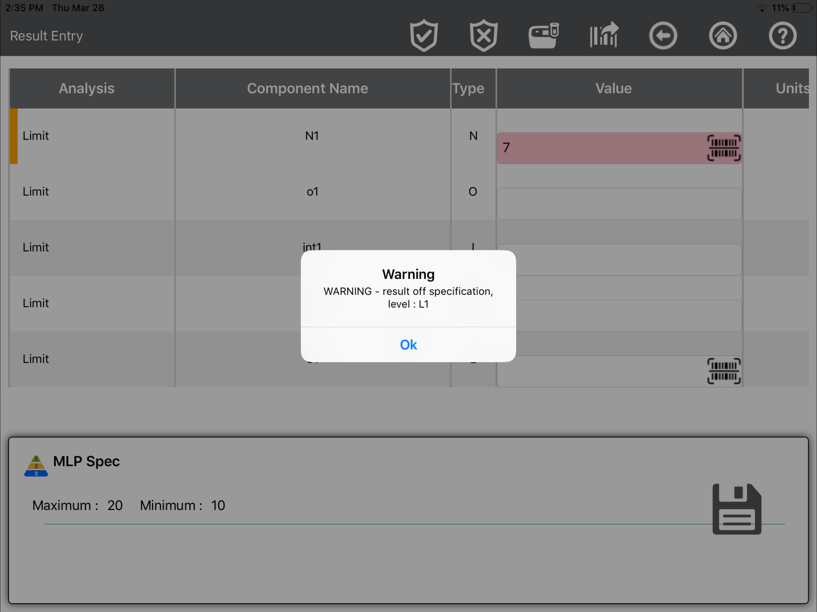 SampleManager Mobile screenshot 5