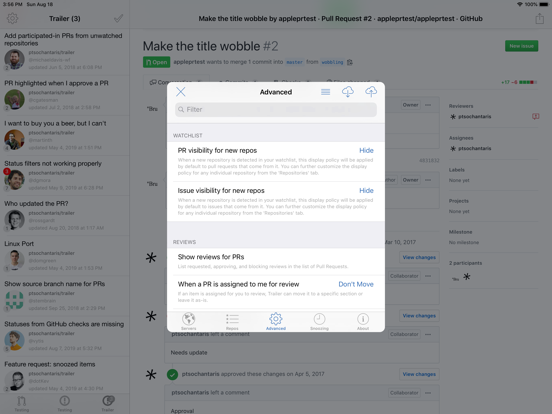 Pocket Trailer iPad screenshot 5 - Productivity app