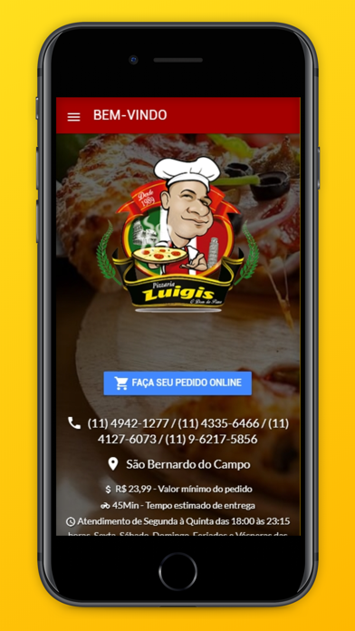 Screenshot #1 pour Pizzaria Luigis