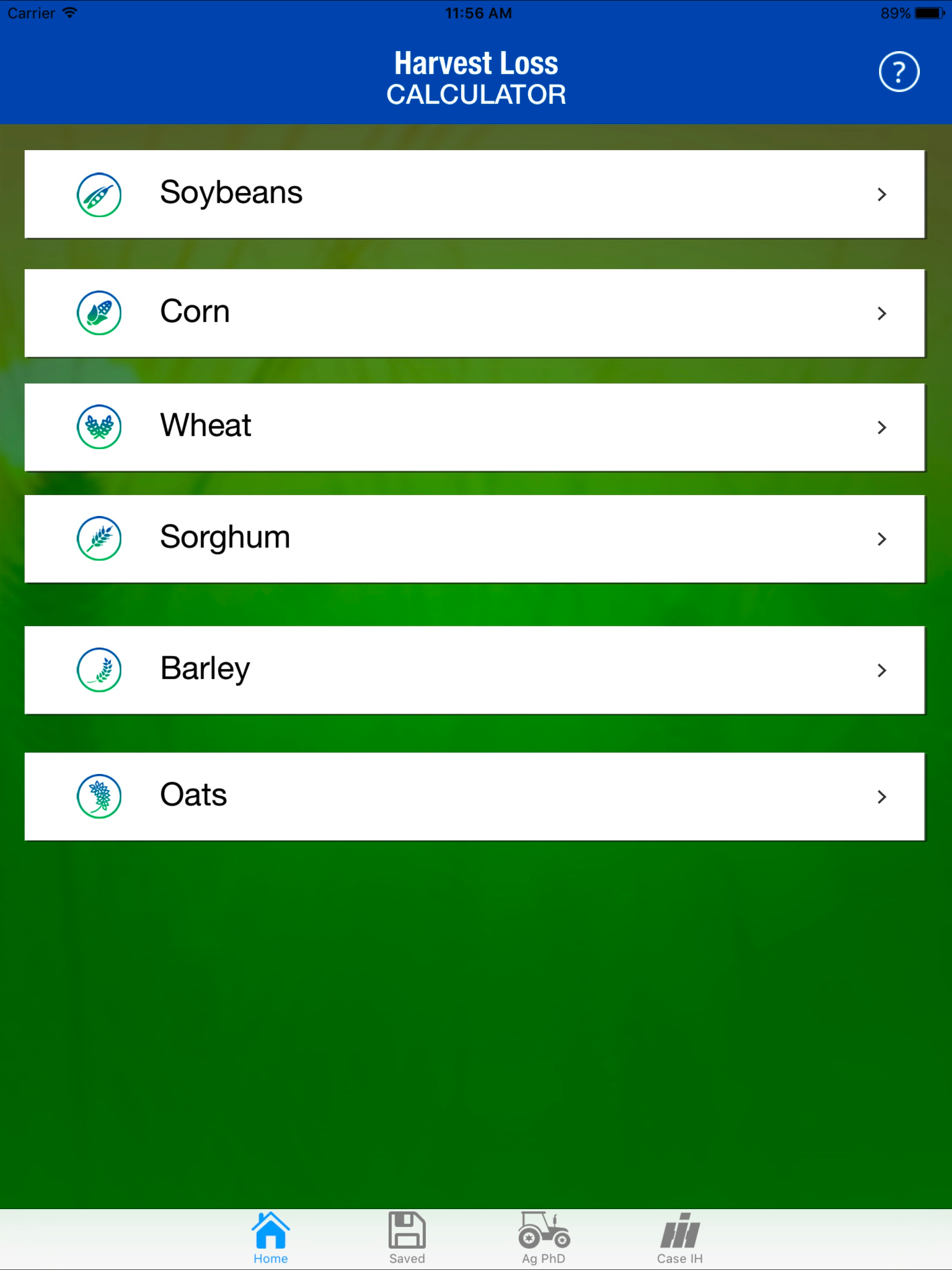Harvest Loss Calculator