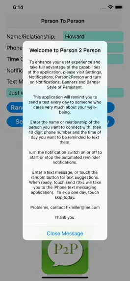 Game screenshot Person2Person apk