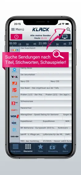 Game screenshot TV-Programm KLACK: Ihre TV-App hack