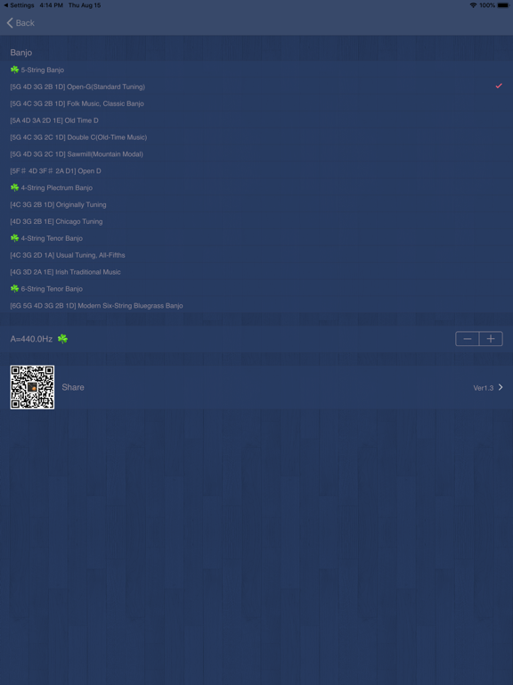 Screenshot #5 pour X Banjo Tuner Pro