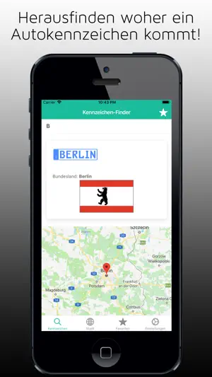 Kennzeichen-Finder mit Karte screenshot 1