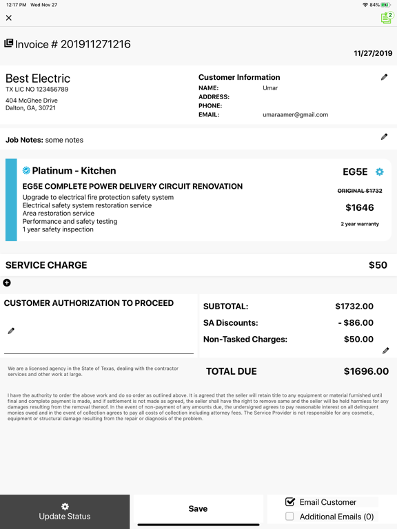TNFR iPad screenshot 7 - Business app
