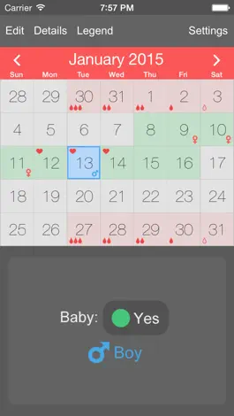 Game screenshot Menstrual Periods Tracker mod apk