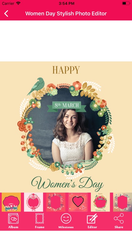 Women Day Stylish Photo Editor screenshot-3