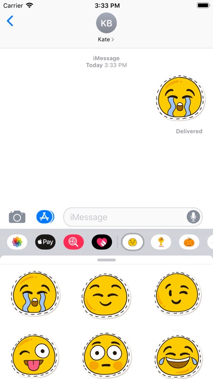 Nhãn Dán Mặt Cười Saki