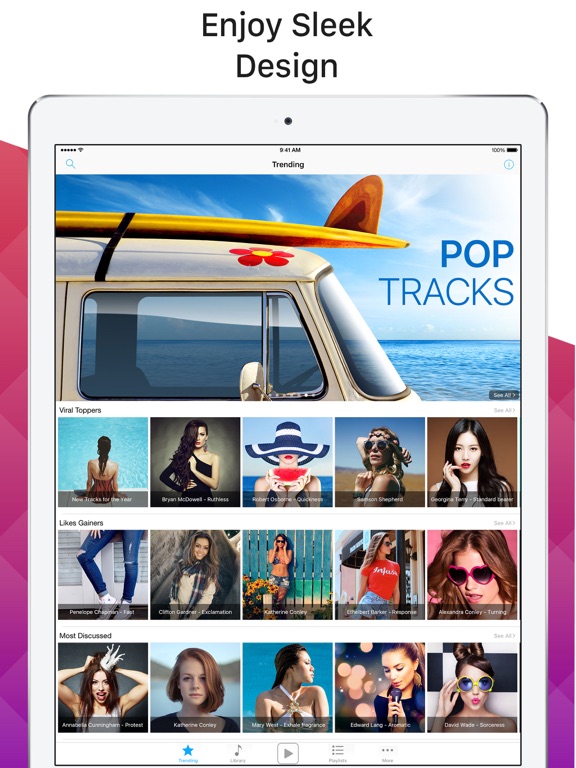 Multi Music Player - listen iPad screenshot 5 - Entertainment app