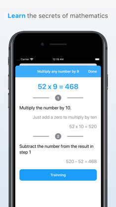 Fast Math - Tips & Tricks screenshot 1
