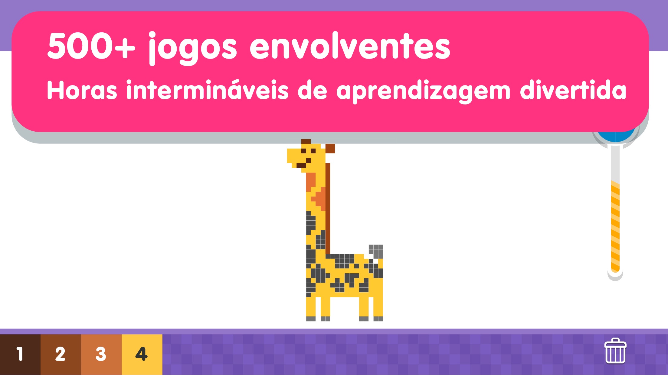 Screenshot do app Papumba - Aprendizagem Precoce