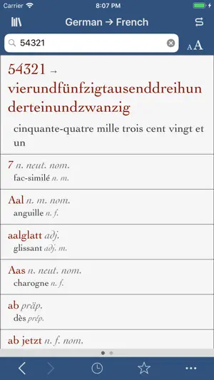 Ultralingua French-German screenshot 3