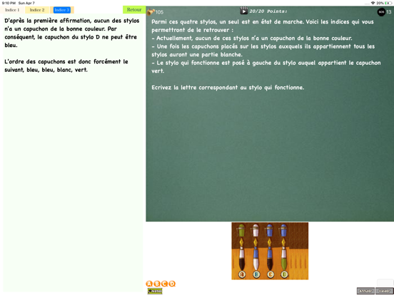 Mon Professeur Énigmes iPad screenshot