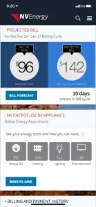 NV Energy screenshot #2 for iPhone