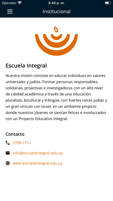 Escuela Integral Screenshot