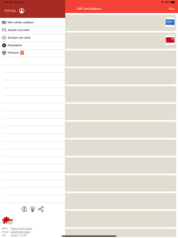 Screenshot #5 pour Gift Card Balance+ (GCB)