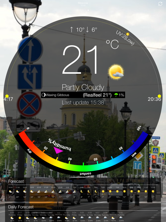 Weather ⁰ iPad screenshot 8 - Weather app