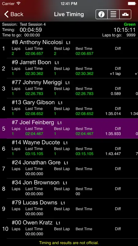 Race Monitor screenshot 2 of 4