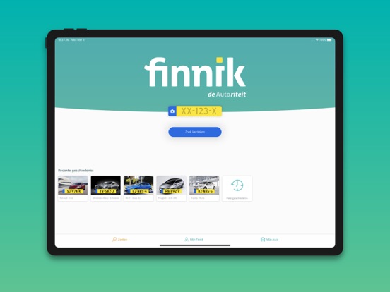 Finnik iKenteken iPad app afbeelding 1