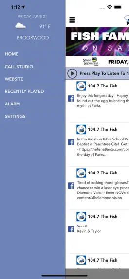 Game screenshot 104.7 The Fish apk