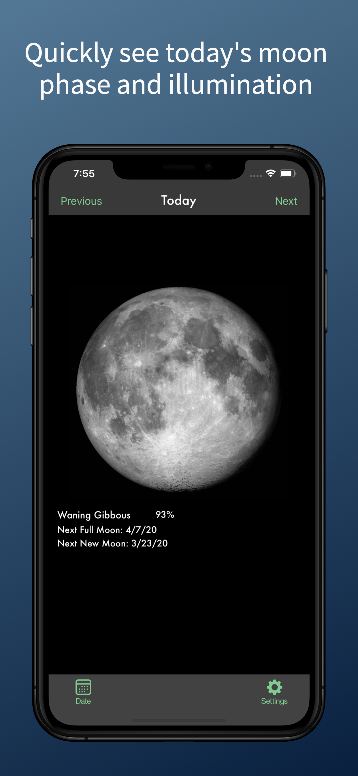 SimpleMoon - Moon Phase