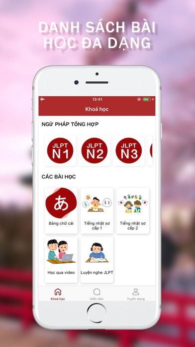 Screenshot #1 pour Tiếng Nhật KiTi